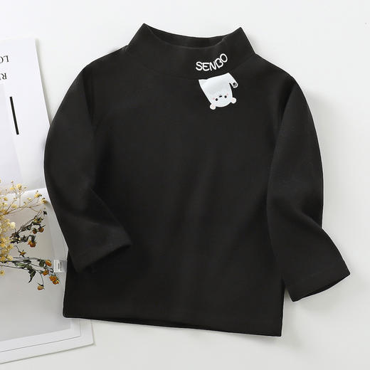 【双面德绒39.9/2件！】儿童打底衫春秋新款，长袖卡通上衣中领中大男女童保暖秋衣，速暖锁温，给宝贝温馨的呵护！ 商品图2