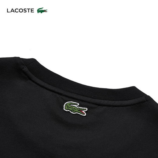 Lacoste法国鳄鱼男装新款简约休闲纯色圆领短袖T恤TH3838-98 商品图6