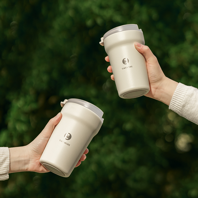 泰摩不锈钢随行杯-奶黄色