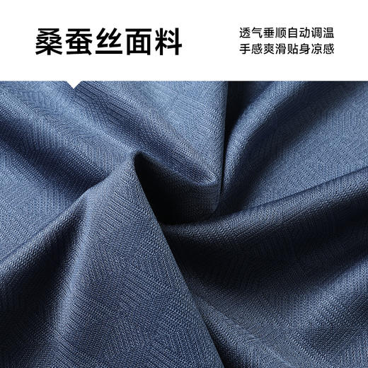 【桑蚕丝】【DWP】大依优型大码高品质短袖Polo衫翻领加肥加大男士大号弹力透气舒适 商品图3