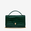 ALEXANDER MCQUEEN 亚历山大.麦昆 女士绿压花鳄鱼小牛皮骷髅提胯包 绿色 732798 1HB0G 3120 商品缩略图0