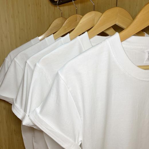 （买一送一）210g精梳棉圆领T恤  纯棉的！柔软亲肤 不分男女款  可搭配情侣装！闺蜜装！ 商品图3