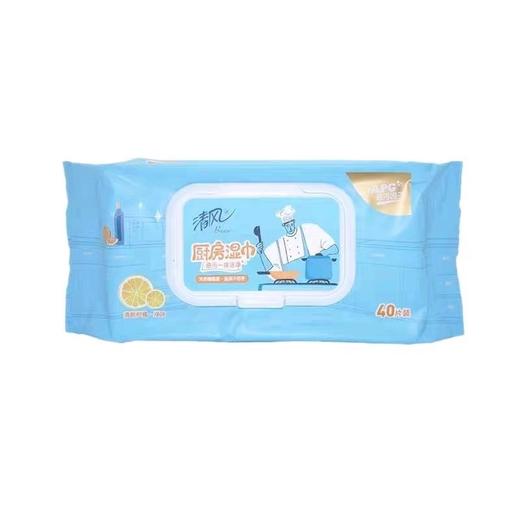 清风 厨房湿纸巾40片装（新旧包装随机发货） 商品图2