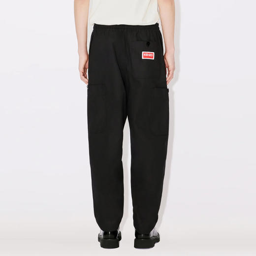 KENZO 高田贤三 男士徽标贴花休闲运动裤 黑色 FD65 PA501 9GC 99J 商品图2