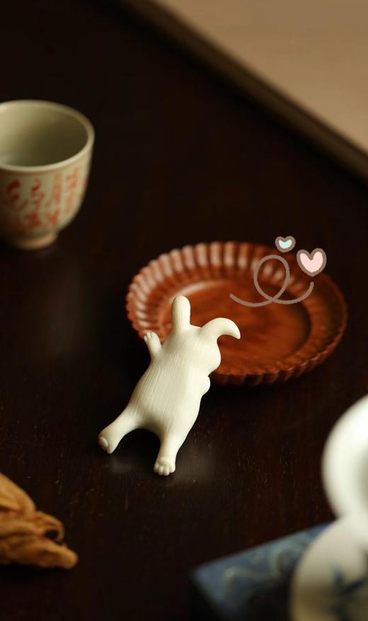 躺平兔°鹿角茶宠/摆件/把玩件 商品图2