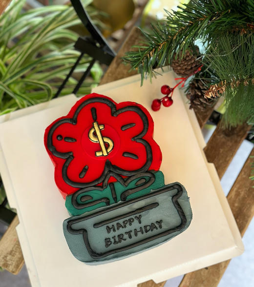 送你一朵小红花，年年岁岁有钱花，全部可食用装饰，请提前三天预定 商品图5