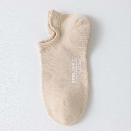 夏季薄款【5双装 不掉跟船袜女 全棉浅口】防臭纯棉百棉袜子女短袜 商品图7