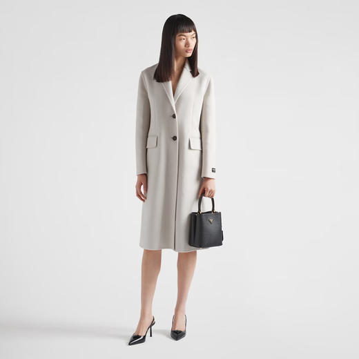 【二】PRADA 普拉达 女士 Saffiano皮革 金属三角形徽标提挎包 黑色 1BA217 2ERX F0002 OOO 商品图3