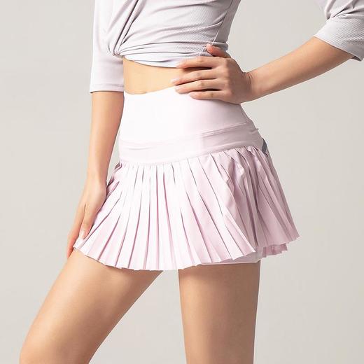 春夏运动健身短裤女防走光户外速干裙裤跑步透气健身房短裙百褶裙 商品图4