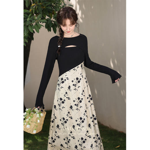 鹿向南《山涧鹿鸣》初春气质修身搭配罩衫L33867 商品图4