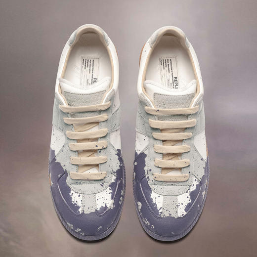 【二】MAISON MARGIELA 马吉拉 男士复制品彩绘休闲运动鞋 混色 S57WS0481 P6230 H0A65 商品图3