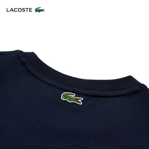 Lacoste法国鳄鱼男装新款简约休闲纯色圆领短袖T恤TH3838-98 商品图2