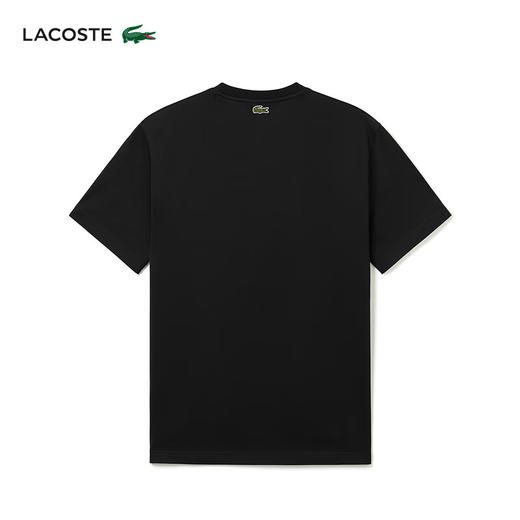 Lacoste法国鳄鱼男装新款简约休闲纯色圆领短袖T恤TH3838-98 商品图4