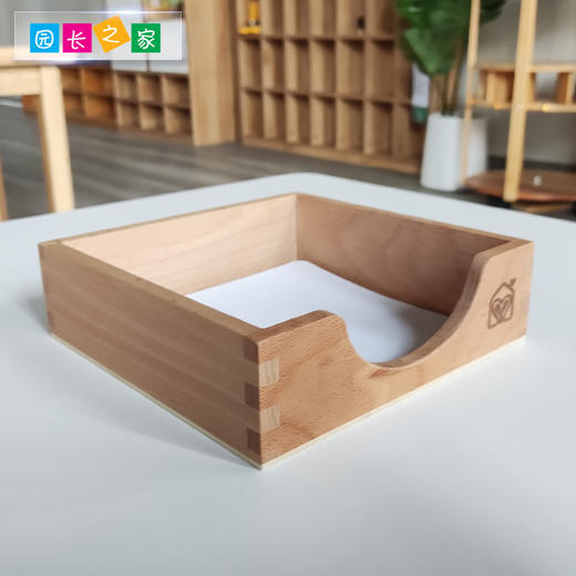 语言区教具—书写套装 托盘 榉木盒 垫片 三槽笔架 商品图1