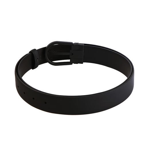 万宝龙 男士马蹄形针扣黑色腰带  MB129431-F 商品图2