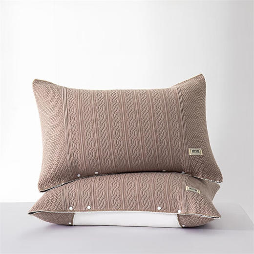 水星家纺A类提花情侣枕套一对双人柔软亲肤透气枕巾 商品图6