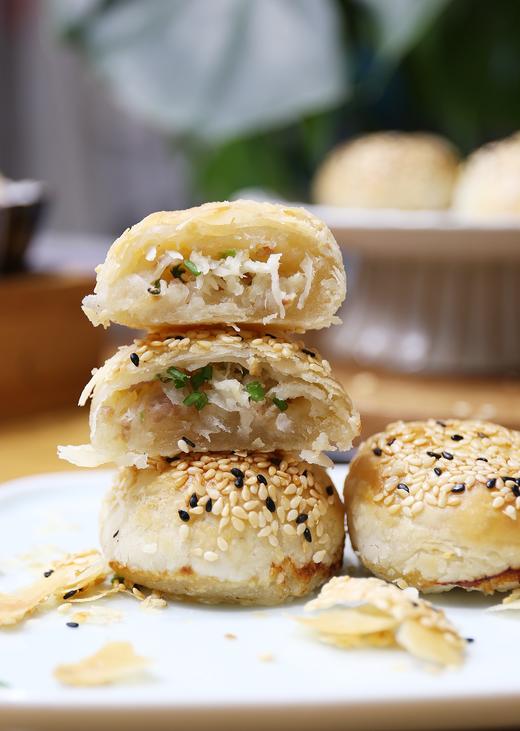 苏州地方美食【鲜肉萝卜丝酥饼】外酥里嫩 饼酥馅香 上等前腿肉 肥而不腻 高山萝卜丝 又嫩又鲜！0 起酥油/0反式脂肪/0添加剂 商品图4