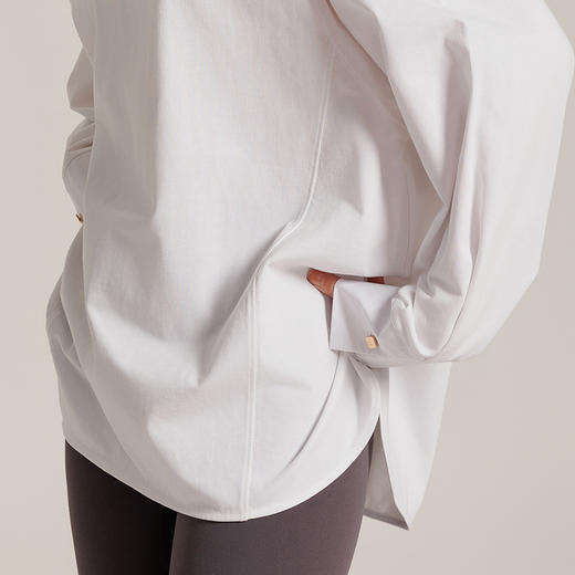 weyo女装休闲通勤风长款T恤拼接衬衫袖口880020 商品图2