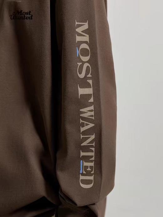 mostwantedlab彩虹/M2412050/山脉印花圆领长袖T恤男女情侣潮流上衣 商品图1