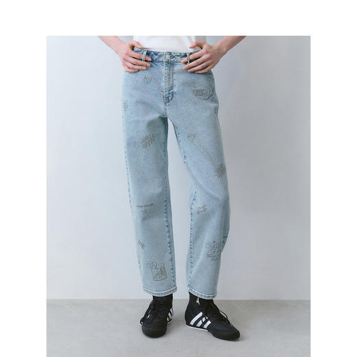 TeenieWeenie小熊牛仔裤女夏季女装TTTJ242302T 商品图0