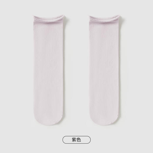 都市丽人时尚系列中筒袜女精梳棉袜子薄款中筒袜LC4EA5 商品图10