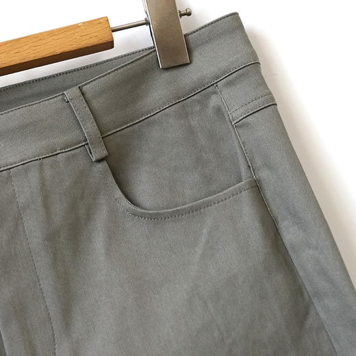 VIVIAN LIU薇薇安刘D2345003秋女装新款斜插兜裤不规则脚口长裤 商品图3