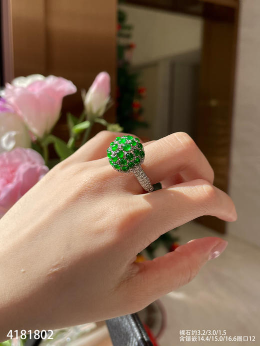 4181802， 蛋面戒指。具体价格微信咨询 商品图4