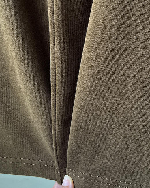 现货 THS 3.2-限时 艾克妮家 显腿长 简约直筒裤 纯棉磨毛休闲裤 2色 BJ3112 商品图10