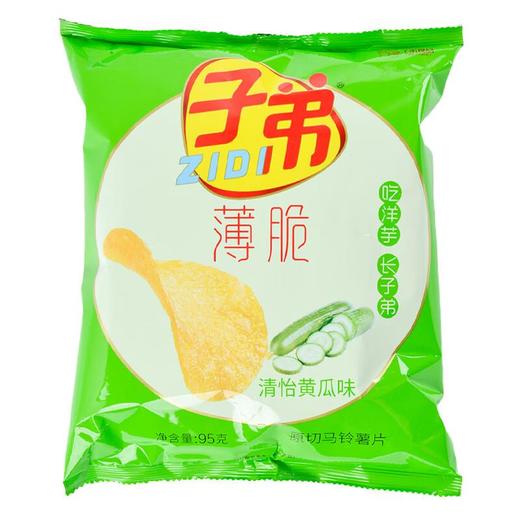 子弟清怡黄瓜味马铃薯片（薄脆）95g/袋 商品图0