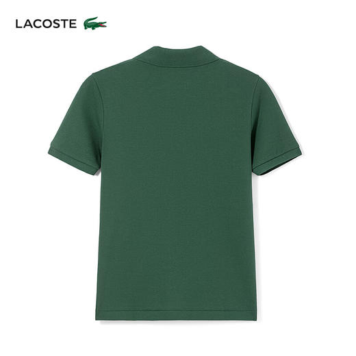 Lacoste法国鳄鱼童装新款简约纯色短袖Polo衫PJ2909-98 商品图10
