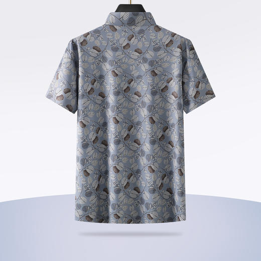 【新款DG】大依优型大码短袖衬衫花衬衫加肥加大男装大号大码衬衣上衣男士绅士商务休闲半袖夏季 商品图1