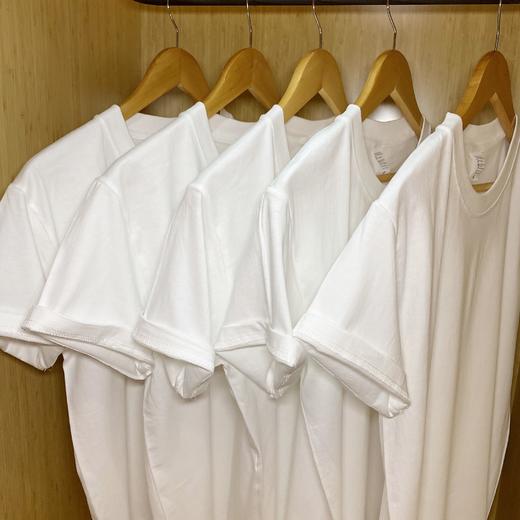 （买一送一）210g精梳棉圆领T恤  纯棉的！柔软亲肤 不分男女款  可搭配情侣装！闺蜜装！ 商品图7