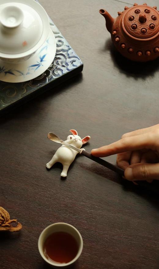 躺平兔°鹿角茶宠/摆件/把玩件 商品图3