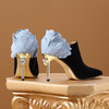 【预售5天】春季新款，时尚内防水台高跟深口花朵单鞋CX09-7 商品缩略图7