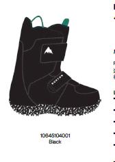 24/26BURTON雪鞋MINI GROM BLACK 商品图0
