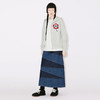 KENZO 高田贤三 女士小海棠花徽章印花棉质连帽卫衣 浅灰色 FD62 SW088 4MF 93 商品缩略图3