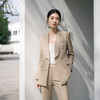 IWY/主持人卡其色西装套装女职业装气质女神范工作服显瘦演讲比赛服装C14106+P34106 商品缩略图1