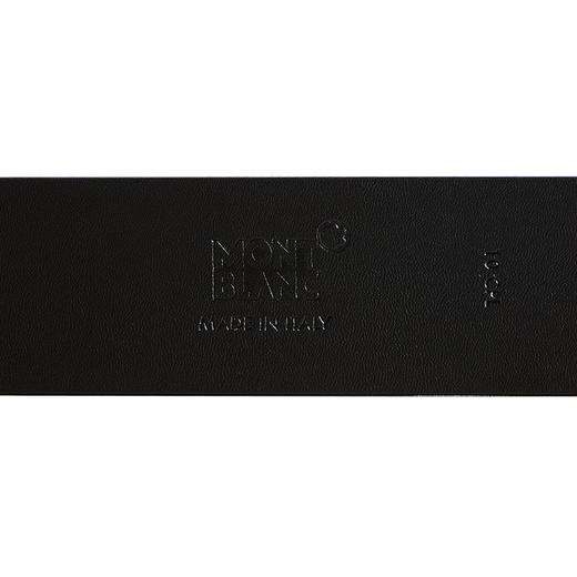 万宝龙 男士马蹄形针扣黑色腰带  MB129431-F 商品图5