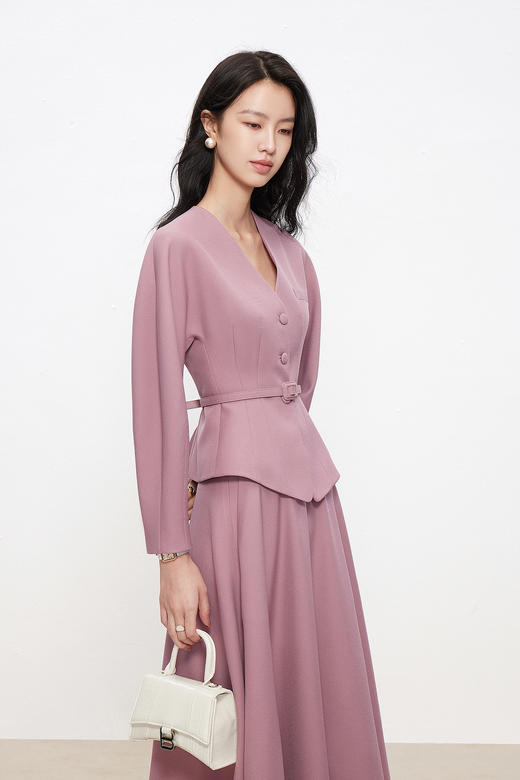 -水红色、漆黑半裙HJ1B21 商品图3