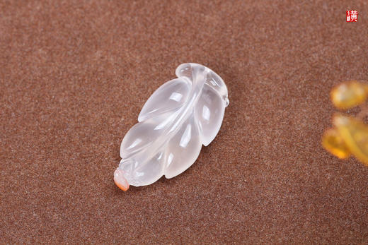 南红冰飘【叶子】吊坠 配精美挂绳 商品图4