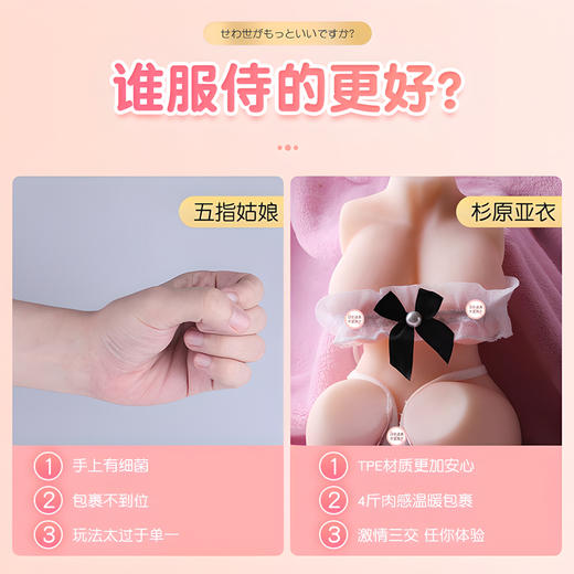 谜姬 杉原亚衣细节半身倒模 商品图1