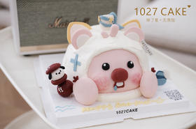 1027CAKE | 立体loopy 小海狸 露比 水瓶座