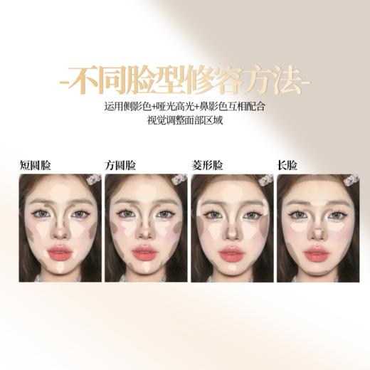 VEECCI唯资 自在易绘高光修容盘 1.5g*2+2.5g*2 商品图3