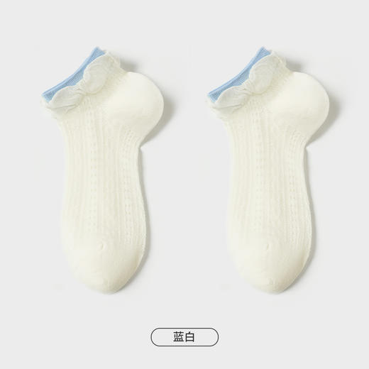 都市丽人休闲系列船袜女精梳棉袜子中厚船袜LC4DD7 商品图3