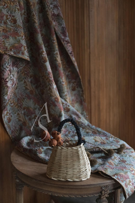 Daniela Gregis  竹编曼陀林琴型手提包 商品图0