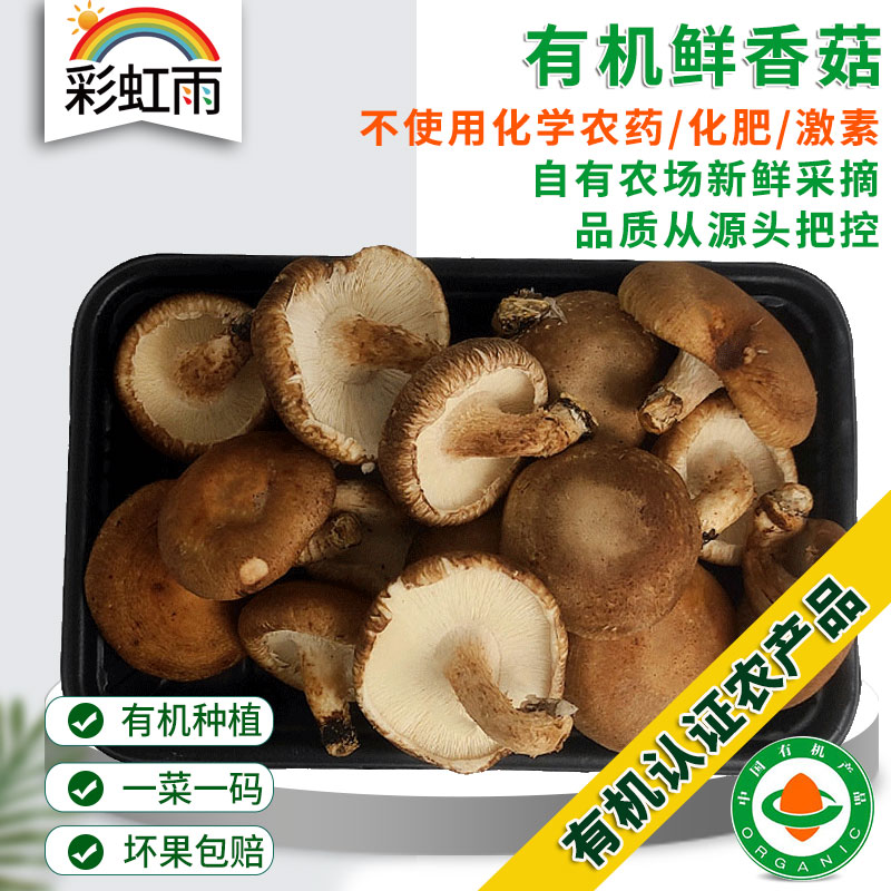 有机蔬菜香菇食用菌125g 京津冀满百包邮