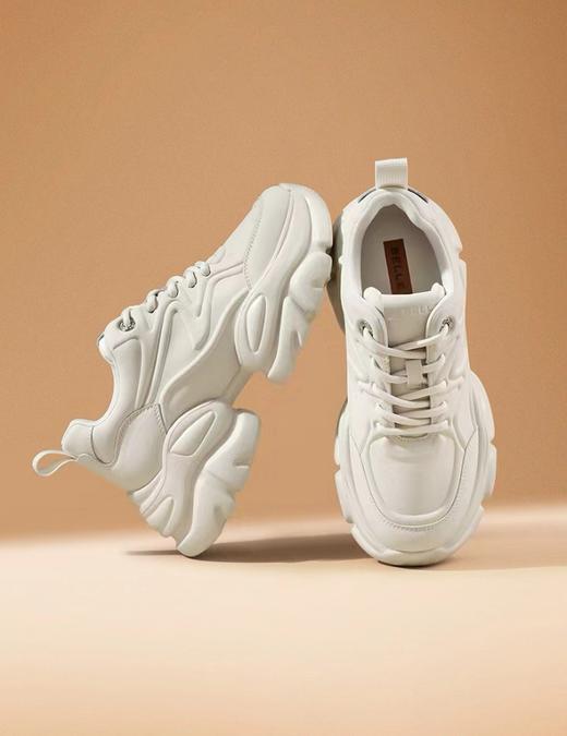 百丽女鞋厚底老爹鞋2024春季新款女鞋复古运动鞋休闲鞋 商品图2