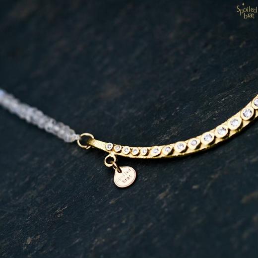 SpoiledBrat Jewelry月光石微笑项链 商品图1