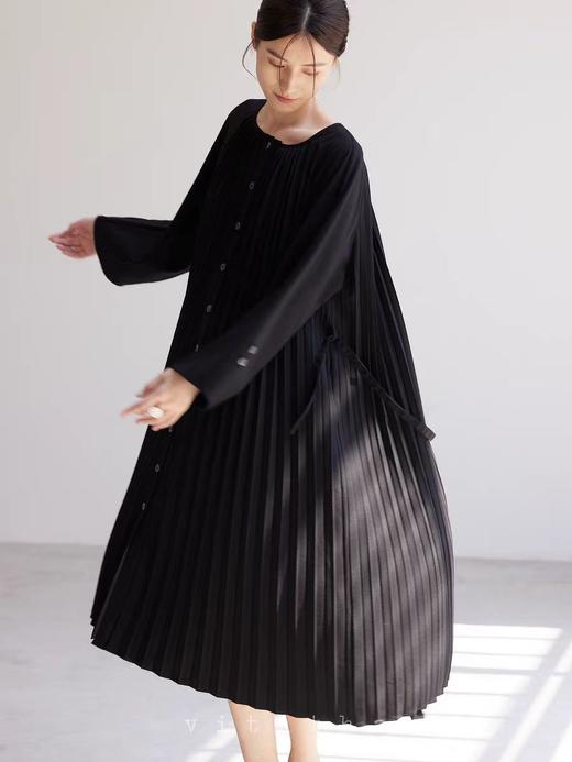 Vitatha番塔塔/21AW-DX01/压皱风琴百褶连衣裙 商品图0