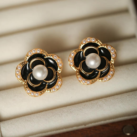  Manreya玛芮雅“可可小香”淡水珍珠耳夹无耳洞耳饰 商品图4